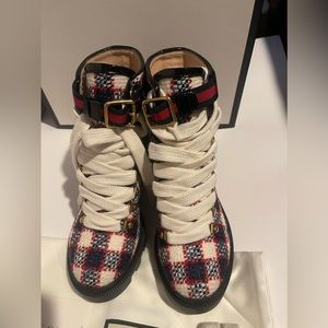 Gucci Tweed Ankle Boot